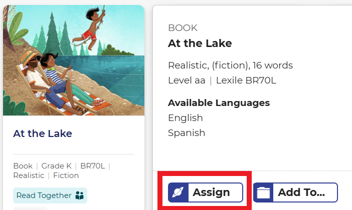 HDSD TK Teacher KidsA-Z: Giao sách để HS đọc và kiểm tra tiến bộ đọc